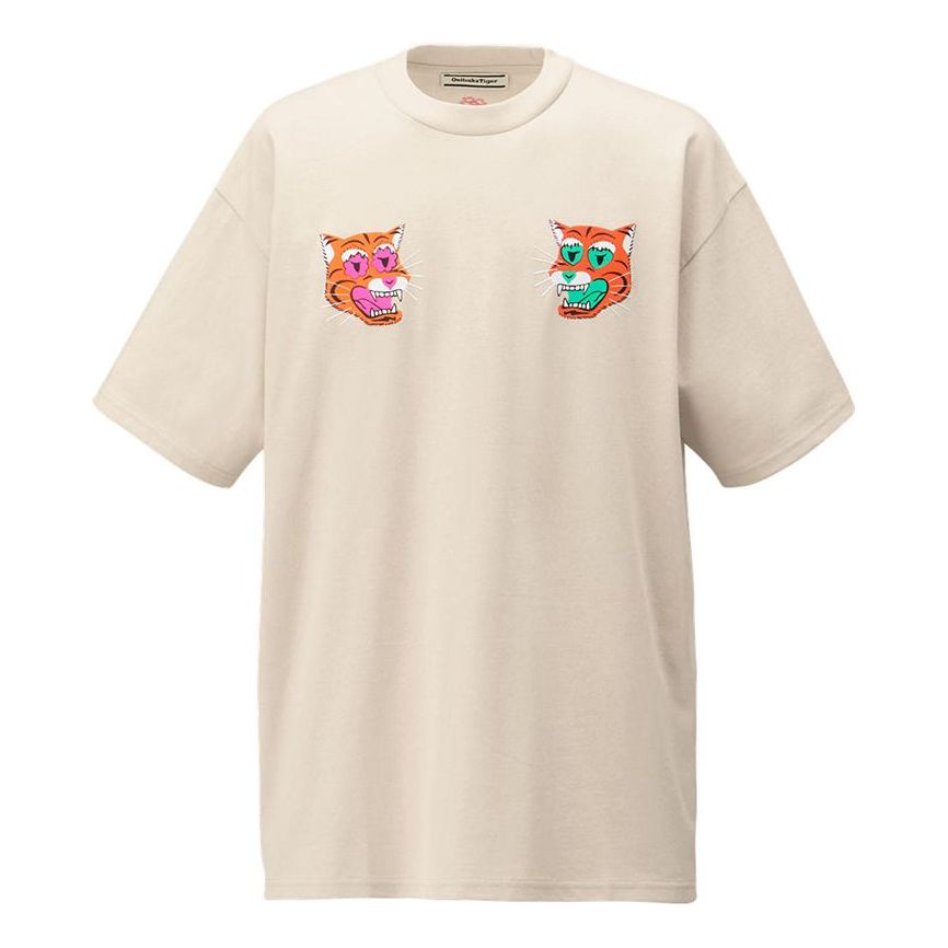 

Футболка Onitsuka Tiger Graphic T-shirt 'Almond Milk', бежевый