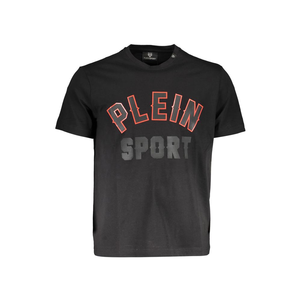 

Черная хлопковая футболка Plein Sport