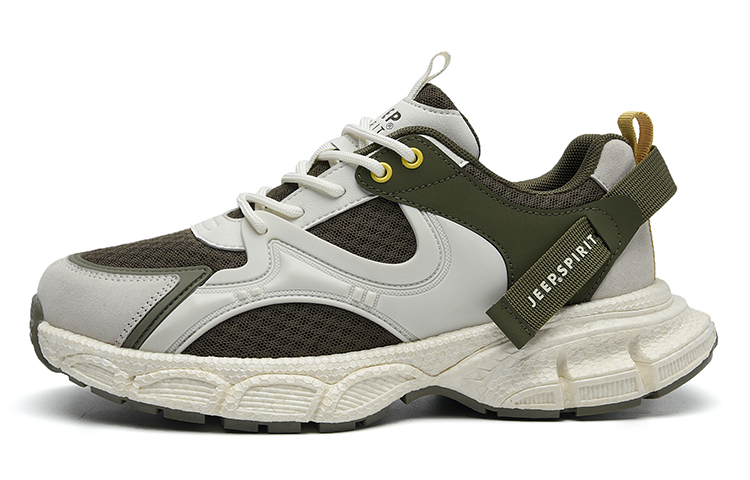

Мужские кроссовки Low Top с пенопластовой подошвой Cat Eye Green JEEP SPIRIT, Cat Eye Green HL