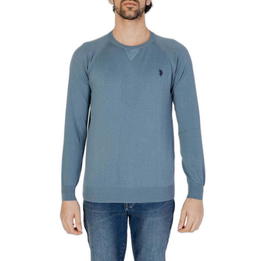 

Синяя хлопковая футболка U.S. Polo Assn.