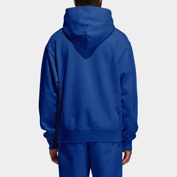 Толстовка adidas originals x Pw Basics Hood Embroidered Monogrammed Hooded Sweater Unisex Black, синий — фото 4