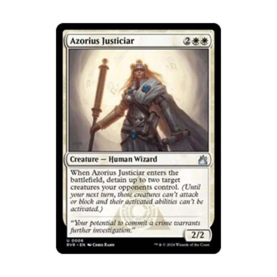 

CCG Азориус Юстициарий (U), MTG - Ravnica Remastered