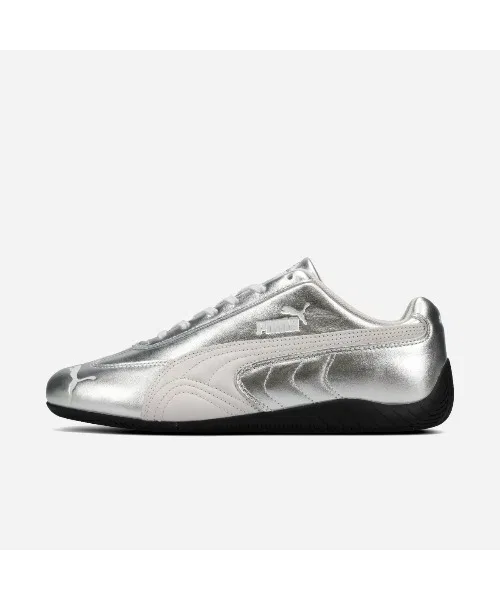 Унисекс кроссовки PUMA Speedcat серебряные — фото 4