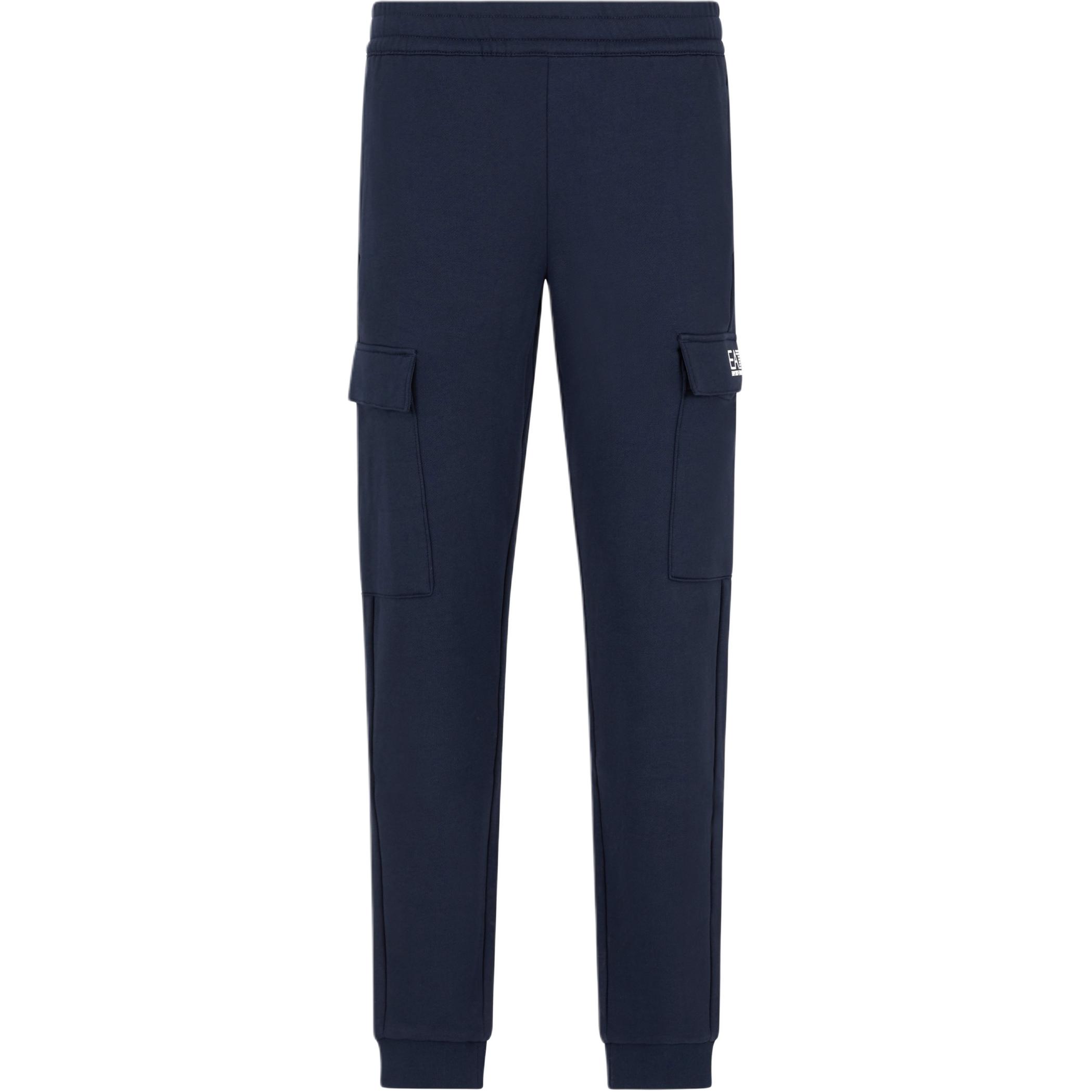 

Штаны карго Ea7 с логотипом EMPORIO ARMANI, синий