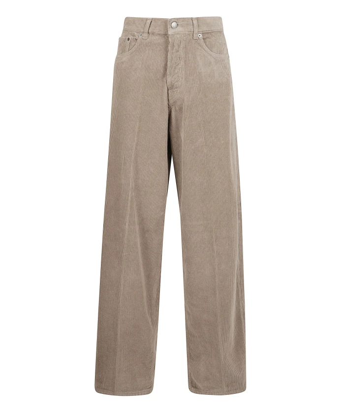 

Ребристые бархатные брюки с высокой талией Haikure, коричневый