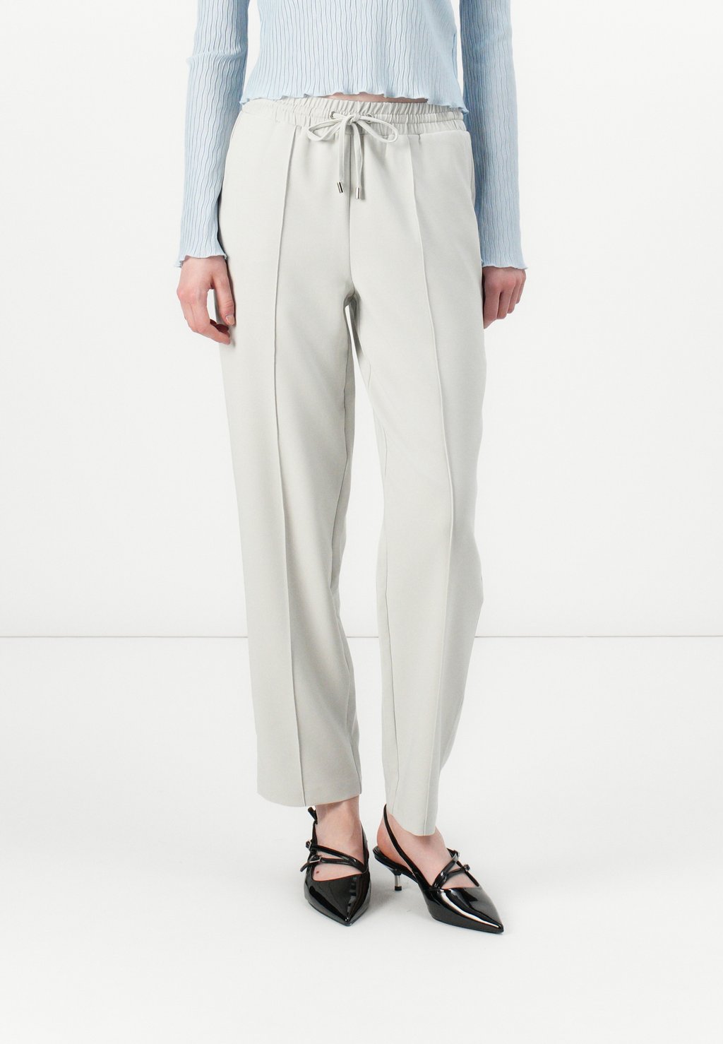 

Брюки ONLLANDO PULL UP PANT ONLY, светло-серый