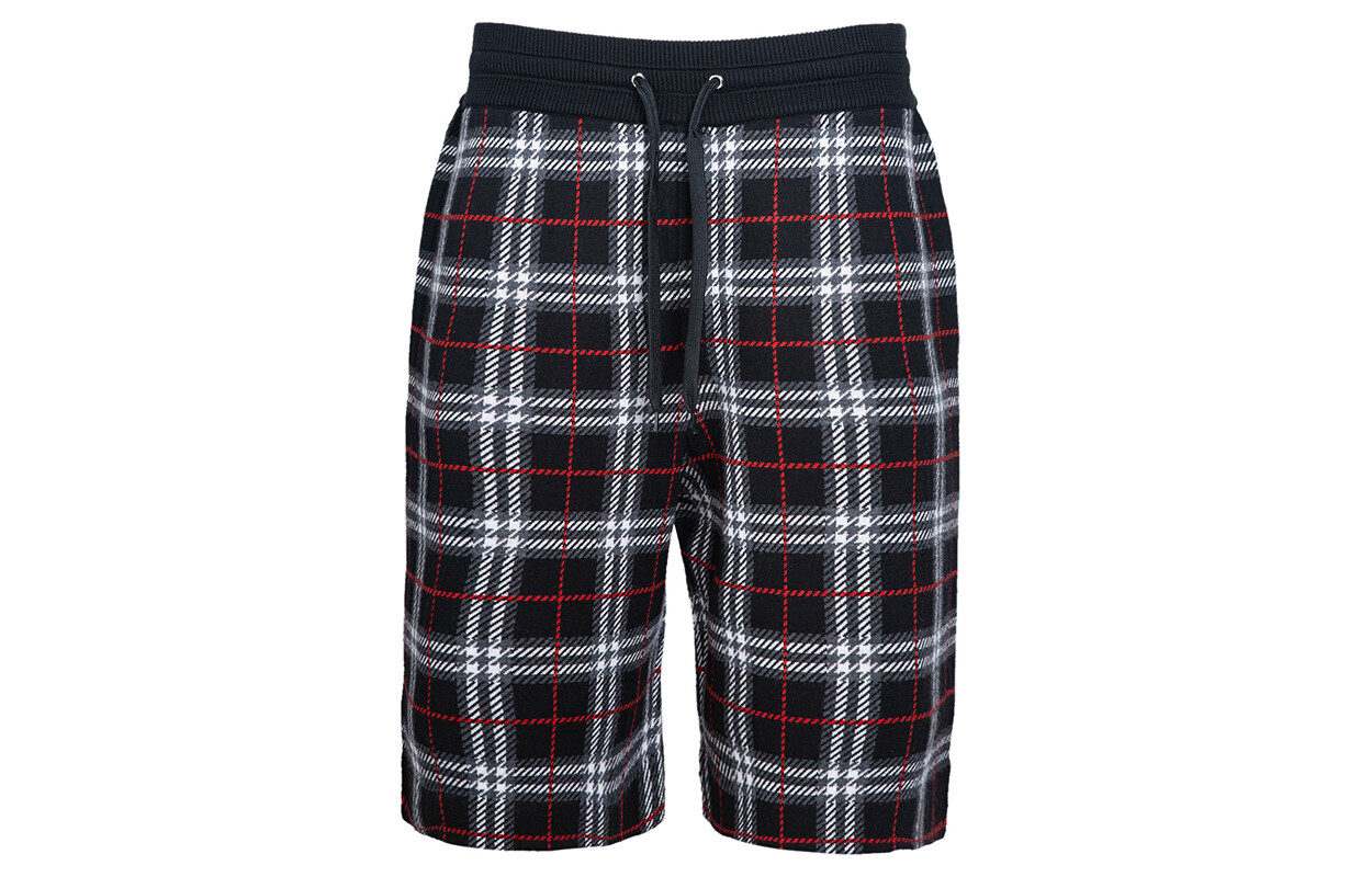 Повседневные шорты мужские в клетку Burberry, цвет Plaid