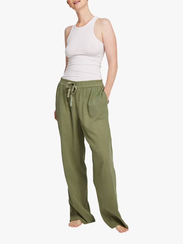 

Обычные пижамные штаны из органического хлопка Nudea, Olive Green