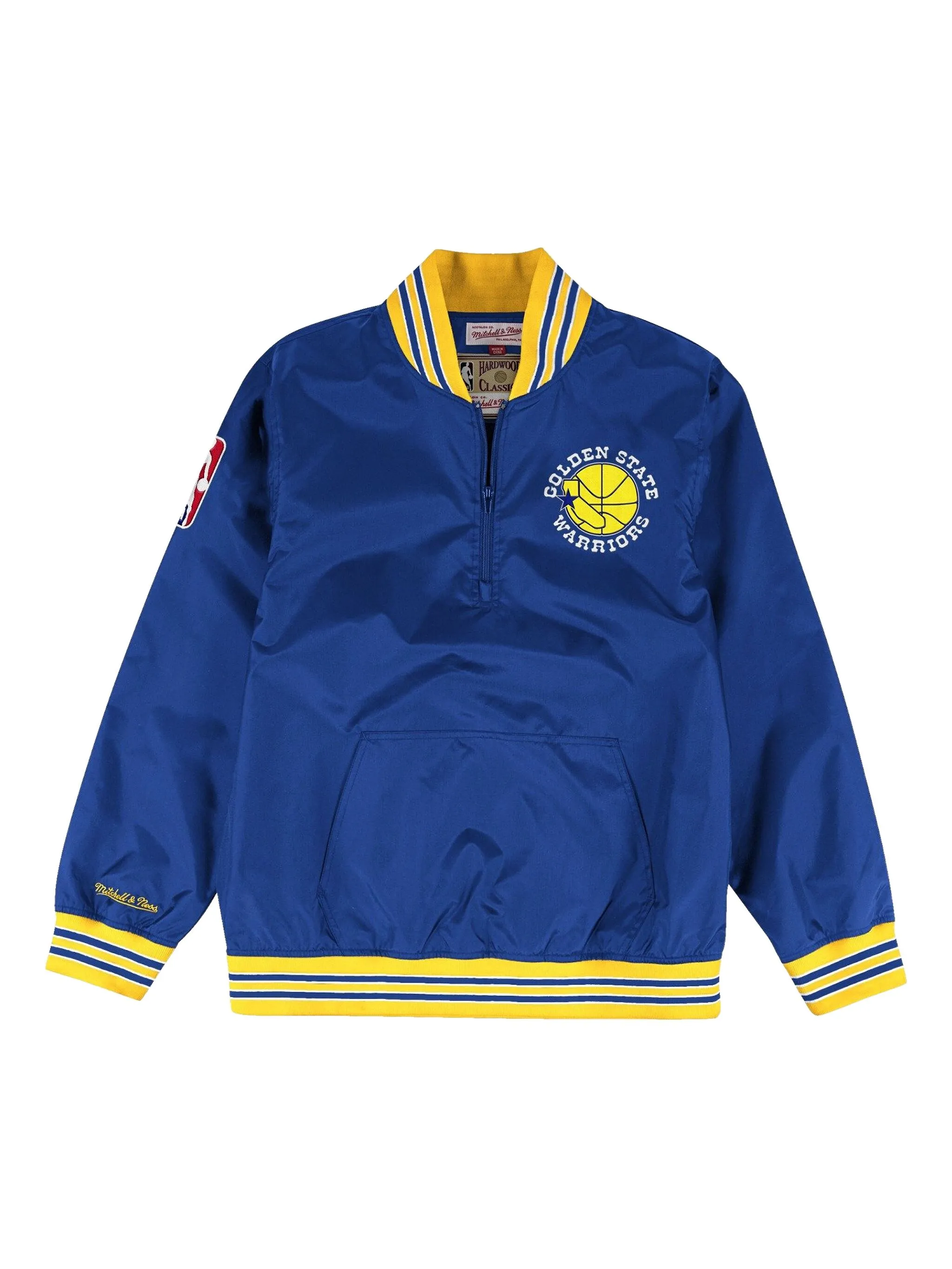 

Толстовка Golden State Warriors Hardwood Warmup Mitchell & Ness, синий