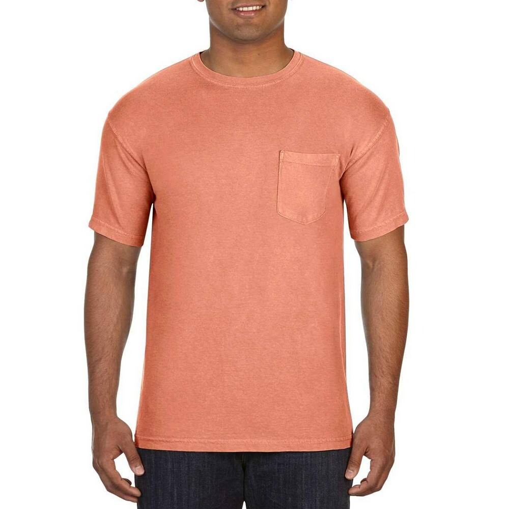 

Плотная футболка с карманами Comfort Colors, окрашенная в готовом виде, цвет Terracotta