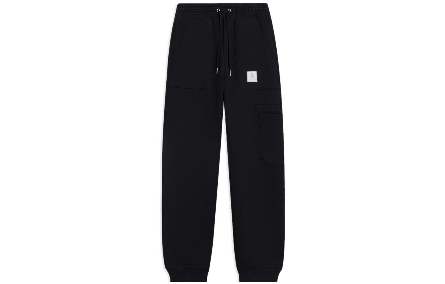 

Трикотажные спортивные брюки мужские черные LINING