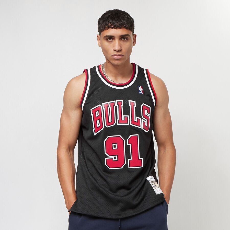 

Альтернативная майка НБА Swingman Chicago Bulls 1997-98 Деннис Родман Mitchell & Ness, цвет black, Черный, Альтернативная майка НБА Swingman Chicago Bulls 1997-98 Деннис Родман Mitchell & Ness, цвет black