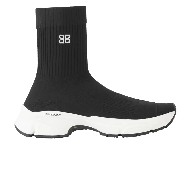 

Кроссовки Balenciaga Speed 3.0 Sneaker 'Black White', черный