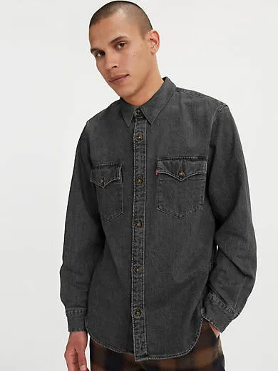

Рубашка свободного кроя в стиле вестерн Levi's, черный
