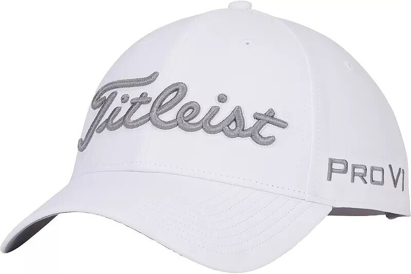 

Мужская кепка для гольфа Titleist Tour Performance, белый/серый