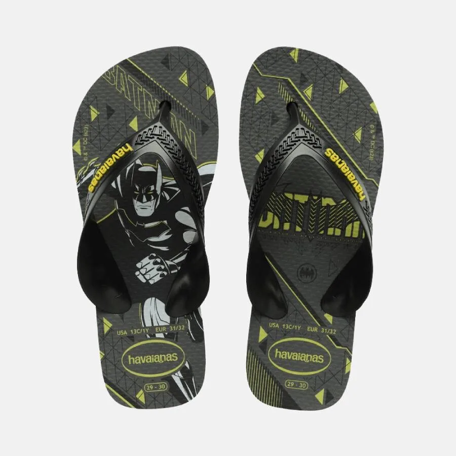 Детские резиновые шлепанцы Havaianas Kids Max Heroes, черный — фото 4