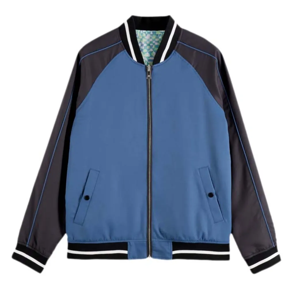 

Куртка Scotch & Soda 179961 Reversible bomber, синий