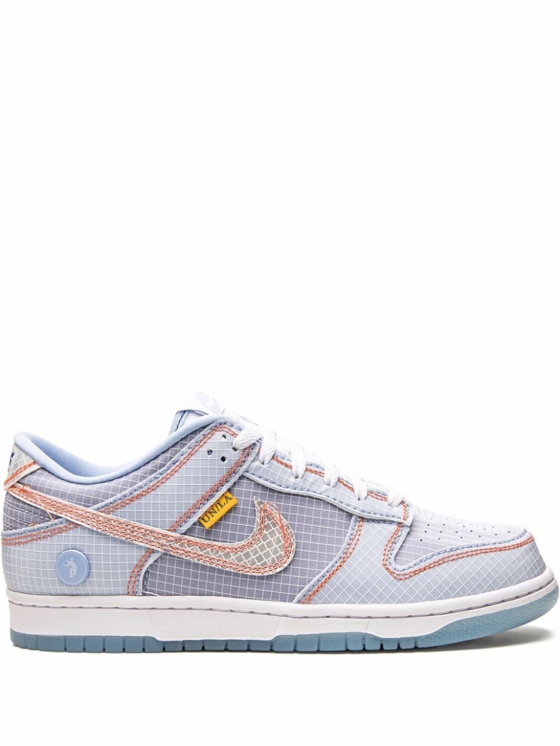 

Кроссовки Nike х Union LA Dunk Low, синий/розовый