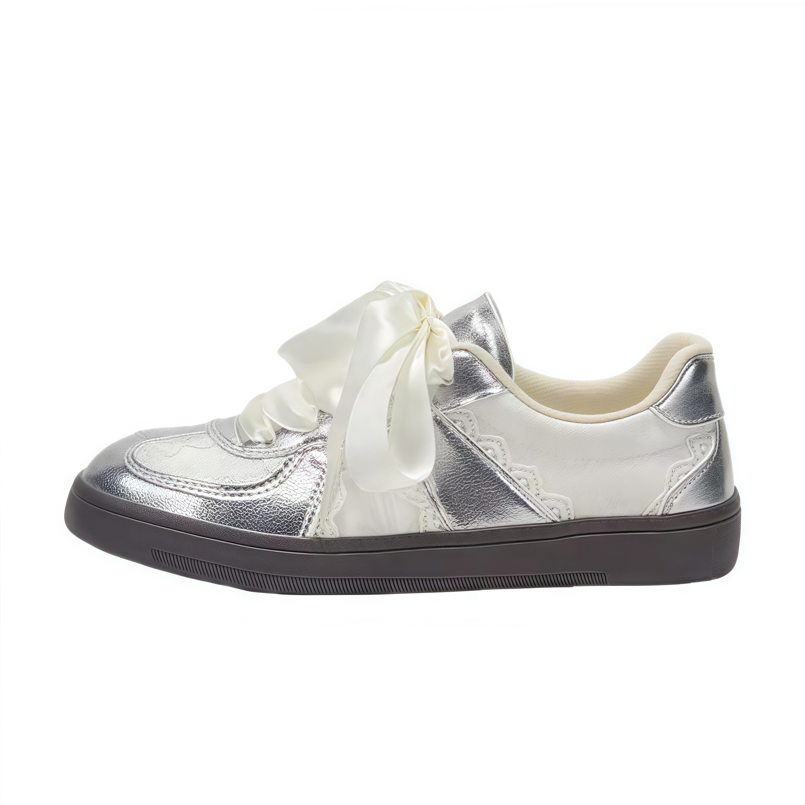 

Низкие кроссовки для детей и подростков, устойчивые к ударам, износостойкие, дышащие, легкие, амортизирующие Neon, серебряный