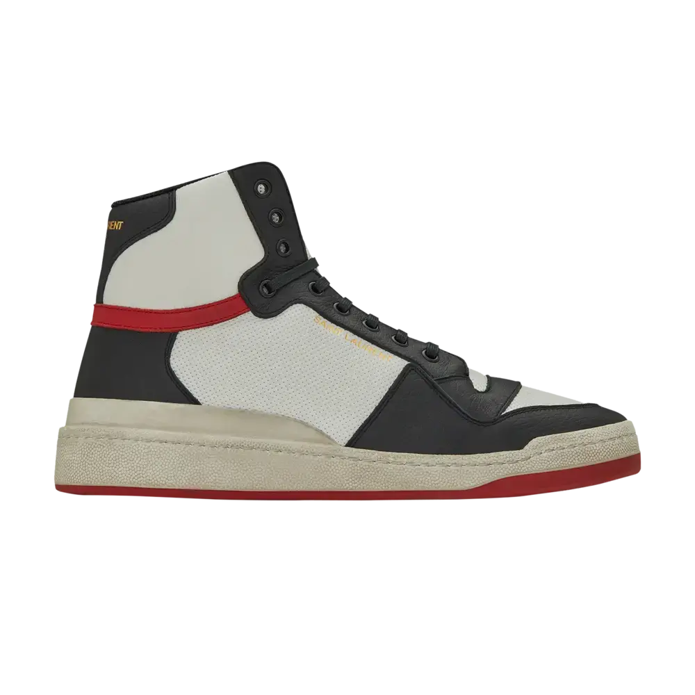 Ботинки Saint Laurent SL-24 Mid, белый