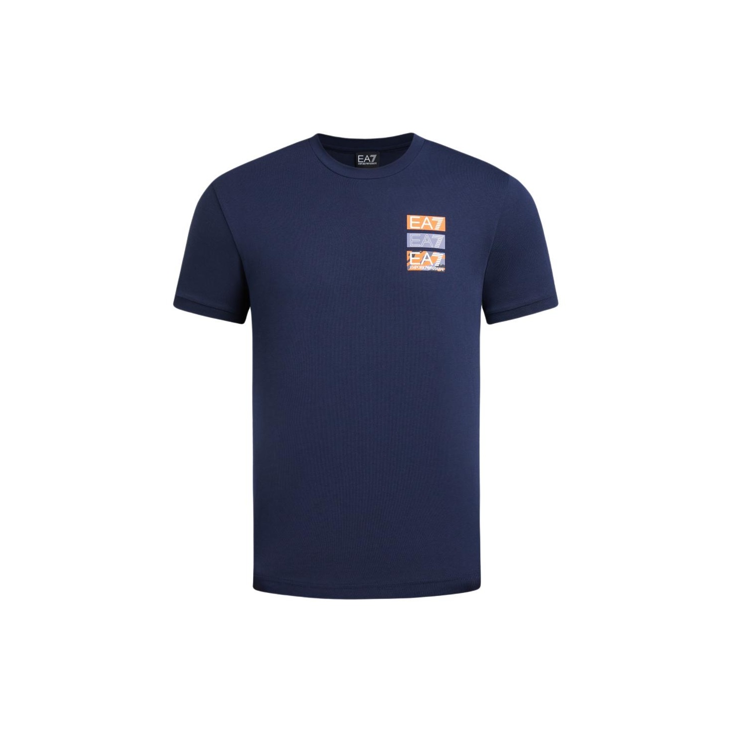 

EMPORIO ARMANI EA7 SS24 T Shirt Men's Blue, Синий, EMPORIO ARMANI EA7 SS24 T Shirt Men's Blue