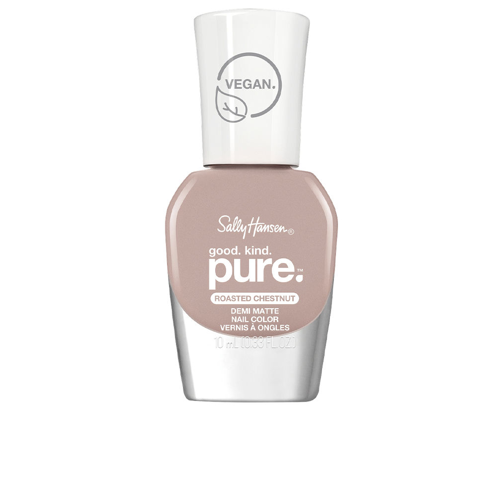 

Лак для ногтей Good.kind.pure vegan color demi mate Sally hansen, 10 мл, 050-roasted chestnut