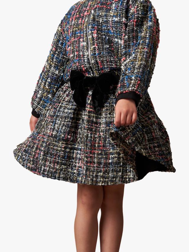 

Детская юбка из твида Angel & Rocket, Black