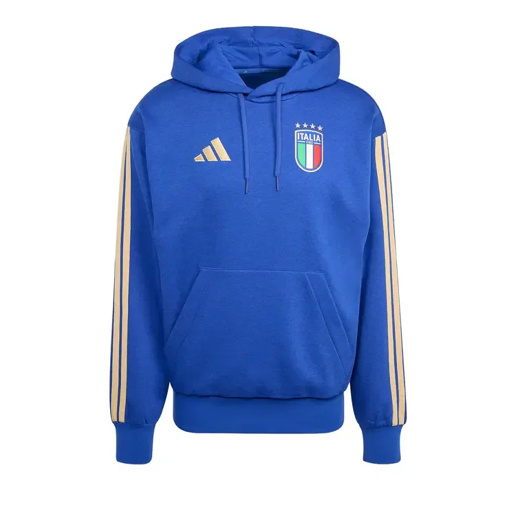 Худи Adidas Italy DNA Fleece Hoodie, синий
