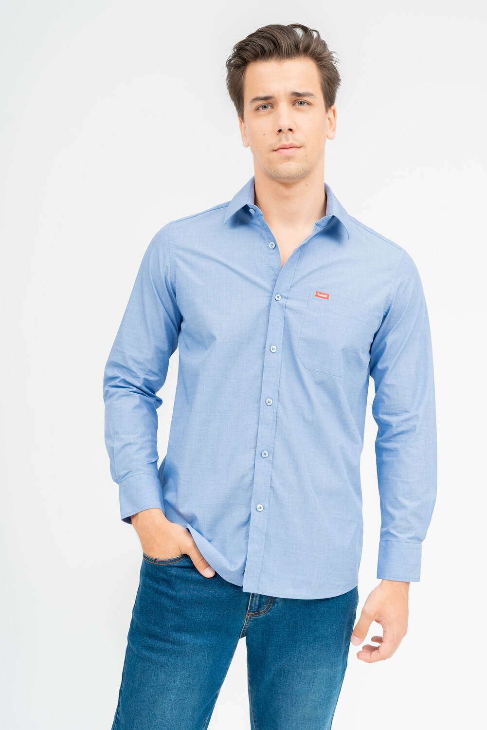 

REGULAR FIT Рубашка Budmil, синий