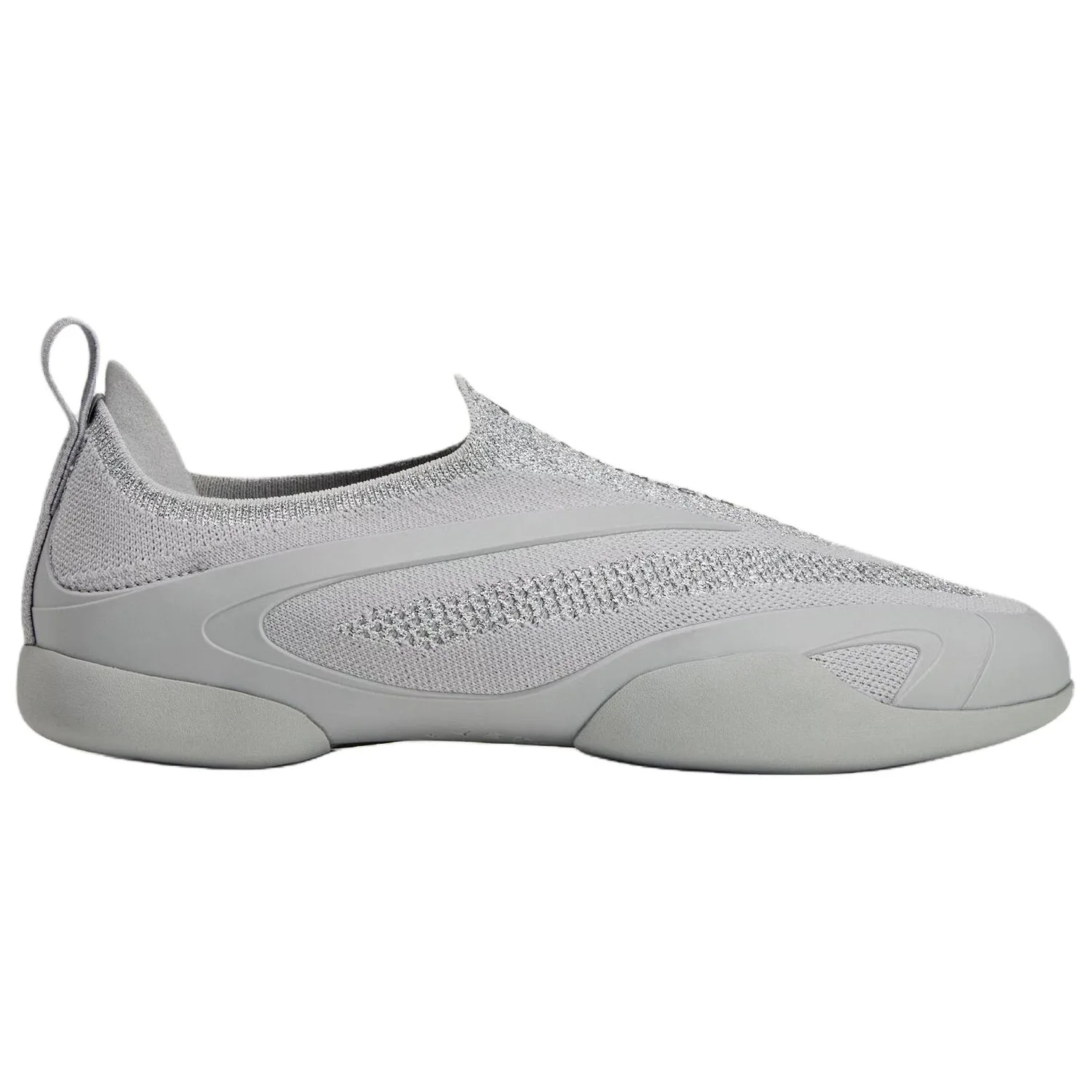 Adidas Кроссовки для тхэквондо из ткани, комфортные, унисекс, цвет асфальтовый серый — фото 3