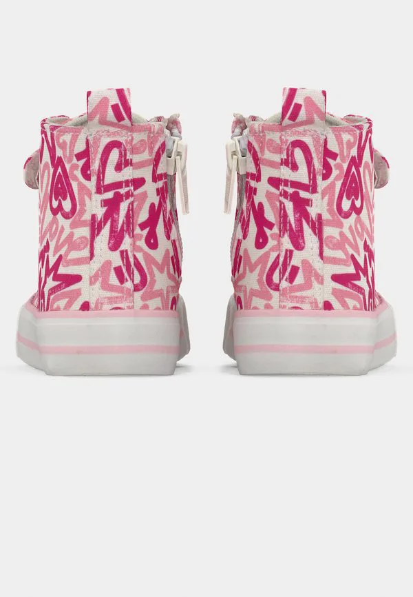Высокие кроссовки Friboo, Pink — фото 4