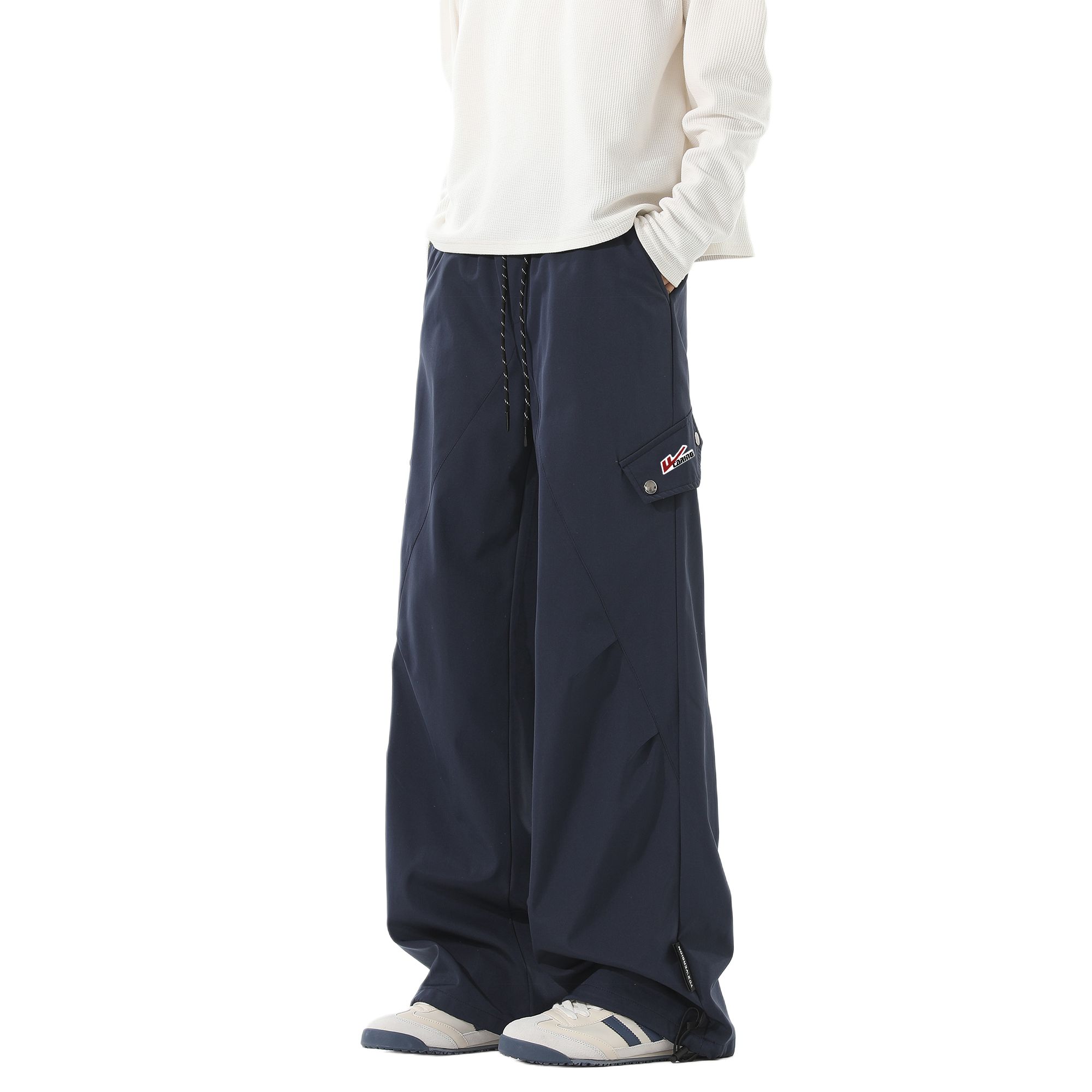 

Кargo брюки Unisex утепленные WARRIOR, темно-синий (regular edition diy badge)