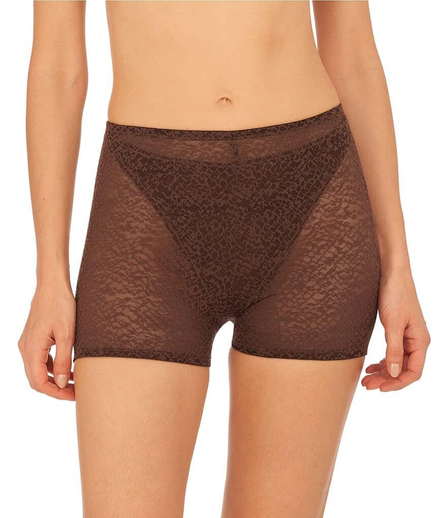 

Natori Pretty Smooth: шорты для мальчика из гладкого кружева, коричневый