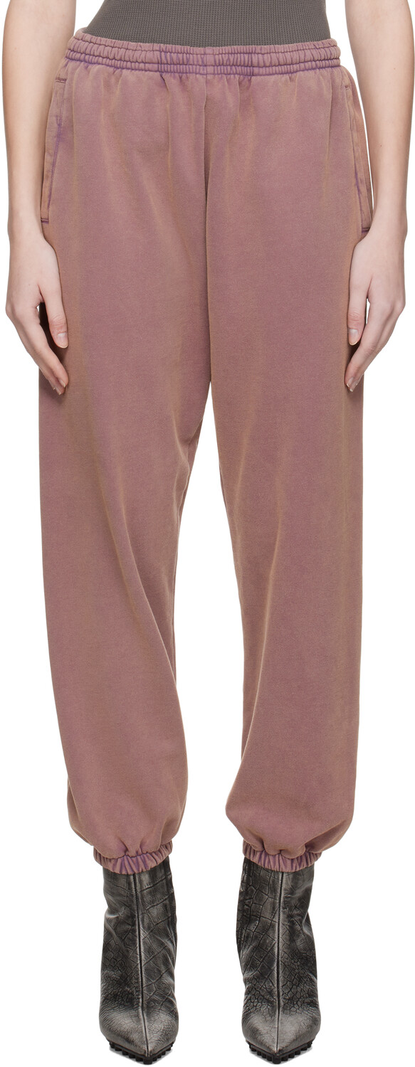 

Фиолетовые хлопковые спортивные штаны Acne Studios