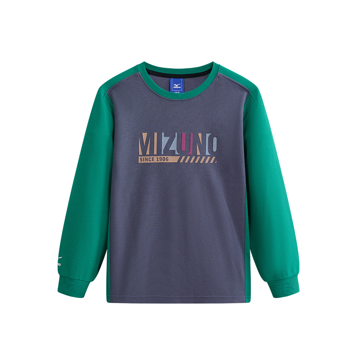 

Детская футболка Mizuno, серо-голубой