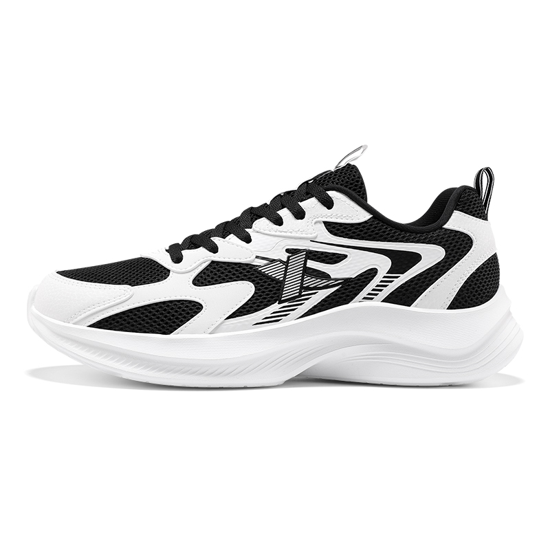 

XTEP Кроссовки для бега повседневного ношения с технологией Hydrogen Wind, амортизация, износостойкие, низкие, мужские, черно-белые