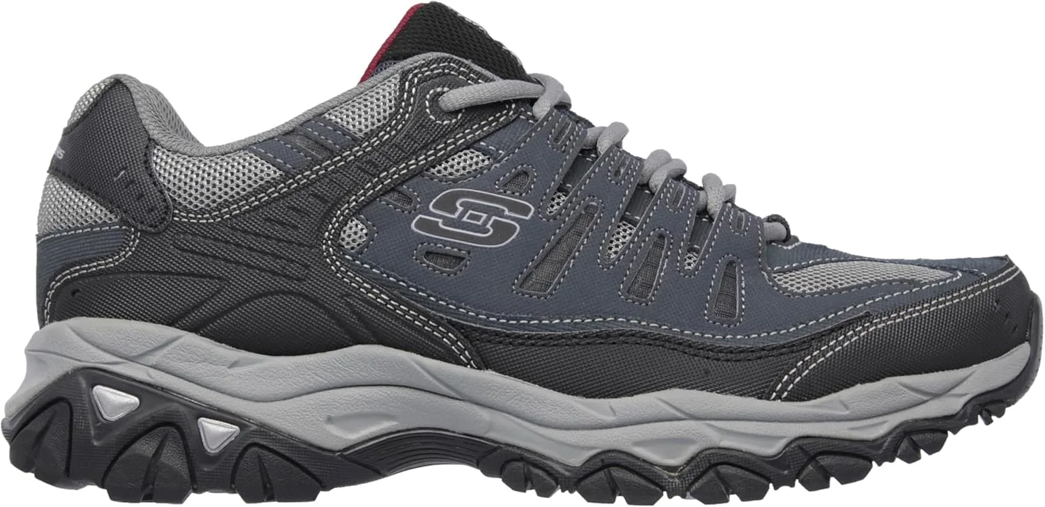 Мужские кроссовки Skechers Sport Afterburn Memory Foam Lace, серый — фото 4