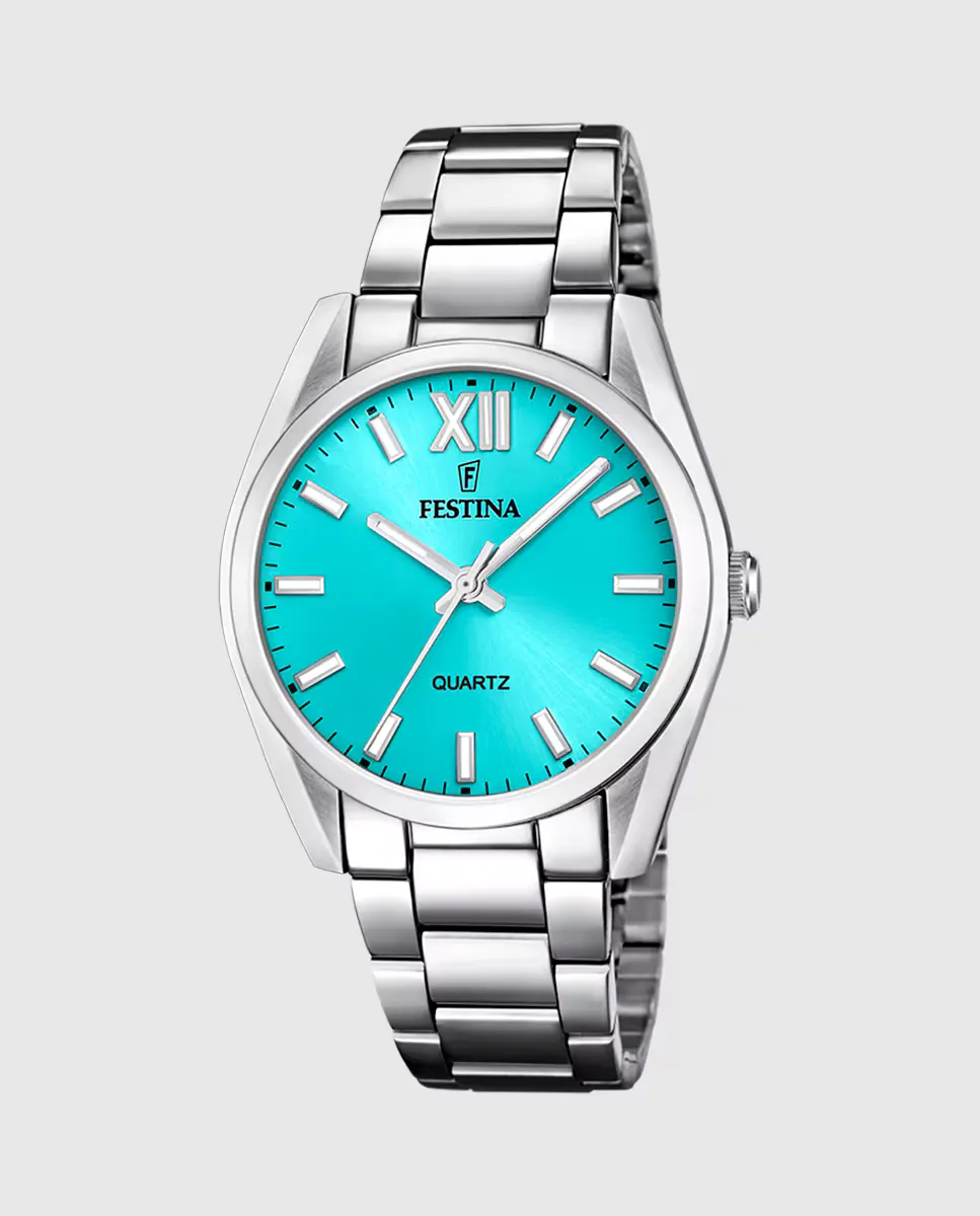 

F20622/D Женские часы Boyfriend из серебристой стали Festina, серебряный