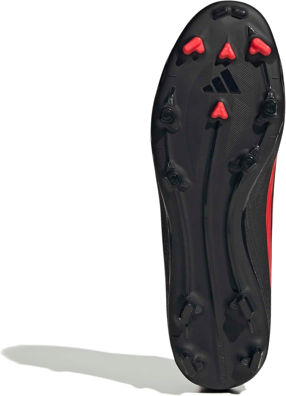 Кроссовки Adidas Unisex-Adult F50 Лига Firm Ground/Multi Ground, черный/красный/ярко-красный — фото 3