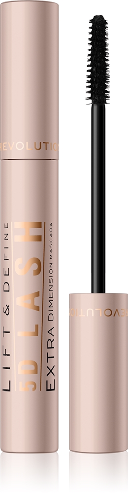 

5D тушь для ресниц очень длинная и густая Makeup Revolution, atspalvis jet black 14 мл