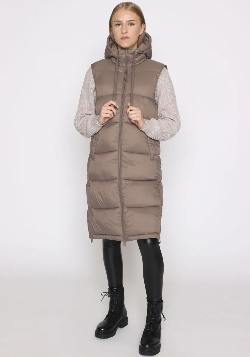 

ZABAIONE стеганый жилет "Vest Do44reen", коричневый