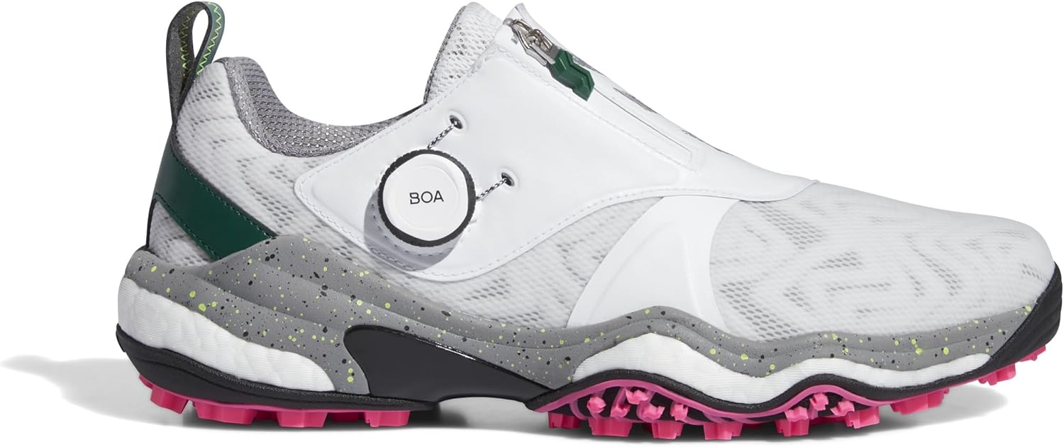 

Мужские гольф-туфли adidas CodeChaos BOA 25 без шипов, белый/черный/зеленый