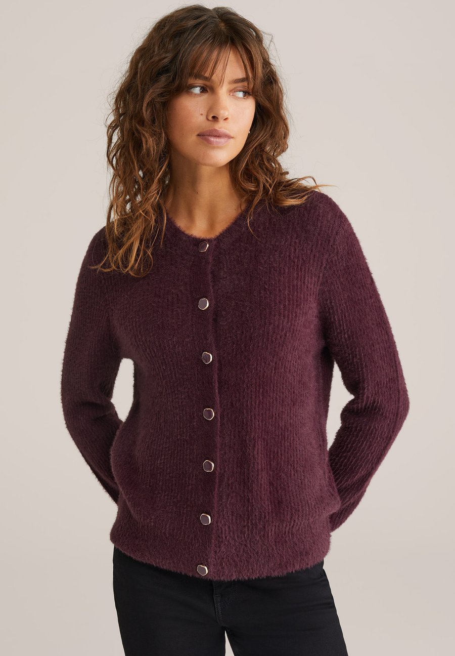 

Кардиган WE Fashion Cardigan, Aubergine/Purple