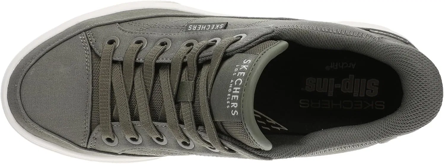 Мужские кроссовки Skechers Arch Fit Arcade Lake Ya There, зеленый — фото 2