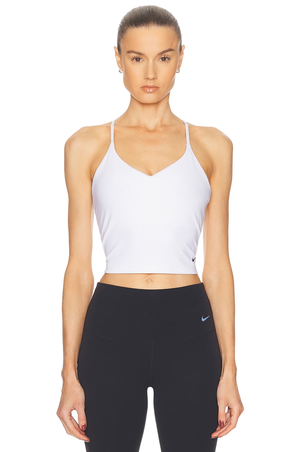 

Indy Light Support Padded Tank Топ Nike, White & Black