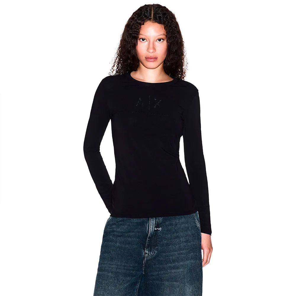 

Футболка с длинным рукавом Armani Exchange XW001365_AF16294, черный