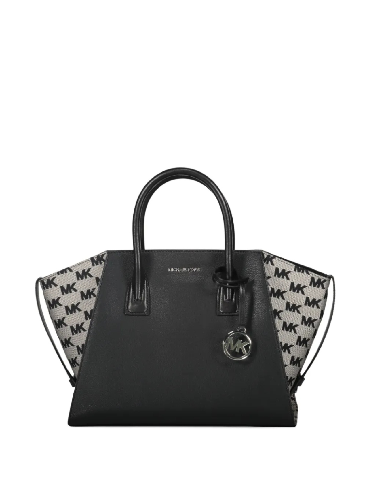 

Кожаная сумка-тоут Michael Kors Avril с логотипом, черный