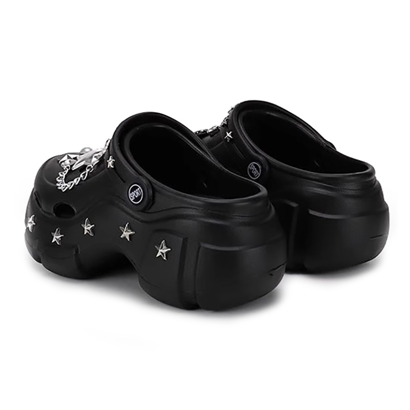 Классические сабо Unisex XMISTUO, 2314-54 белые в урбан-шик стиле Y2K звезда не входит окружность края {рекомендуем размер больше} — фото 2