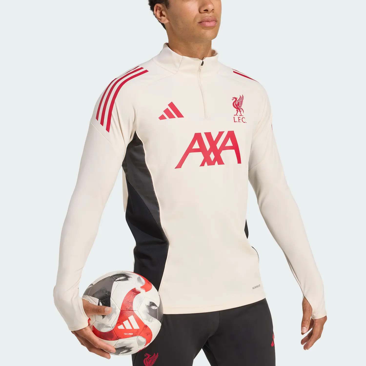 Футболка aeroready liverpool fc tiro 25 competition Adidas, белый — фото 3