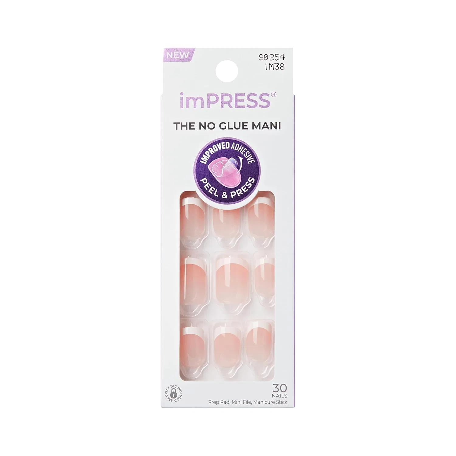 Накладные ногти Kiss imPRESS Nails «Chic French» Impress, Frankreich